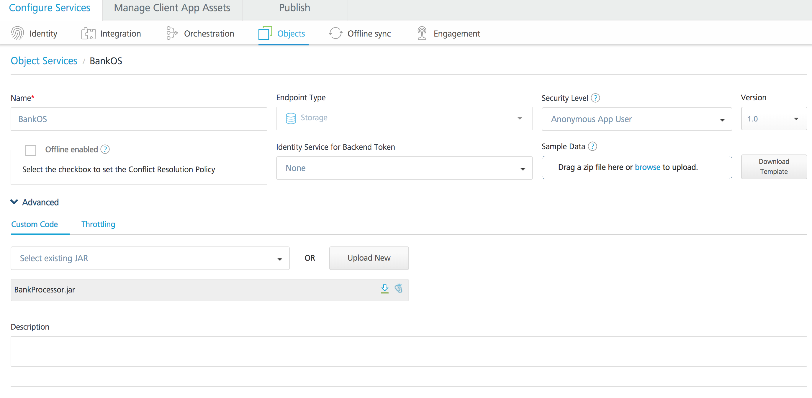 Encrypting data using object metadata and Client Data processors