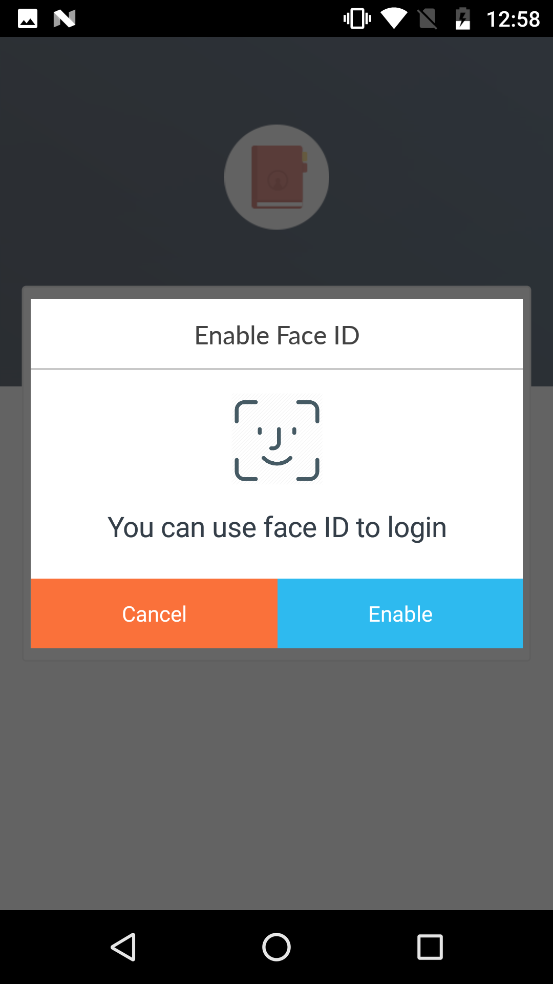 Employee Directory Sample App with Face ID Authentication