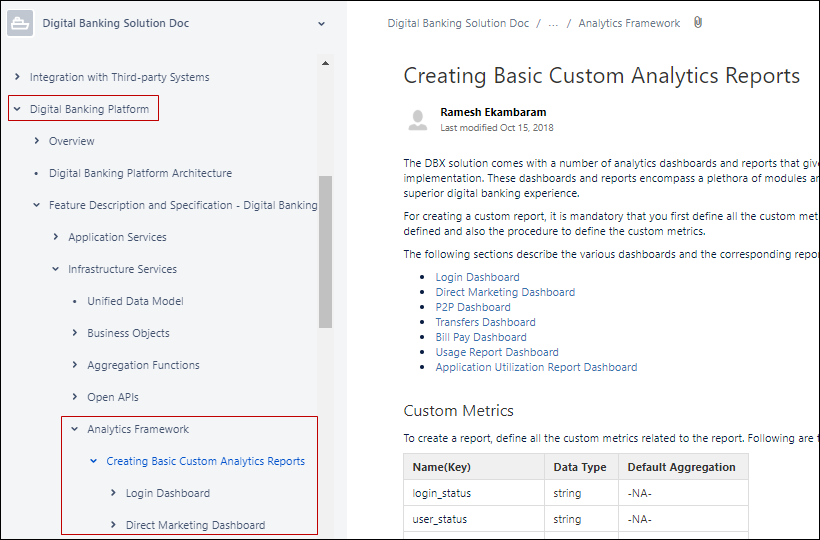 Create Basic Custom Analytics Report